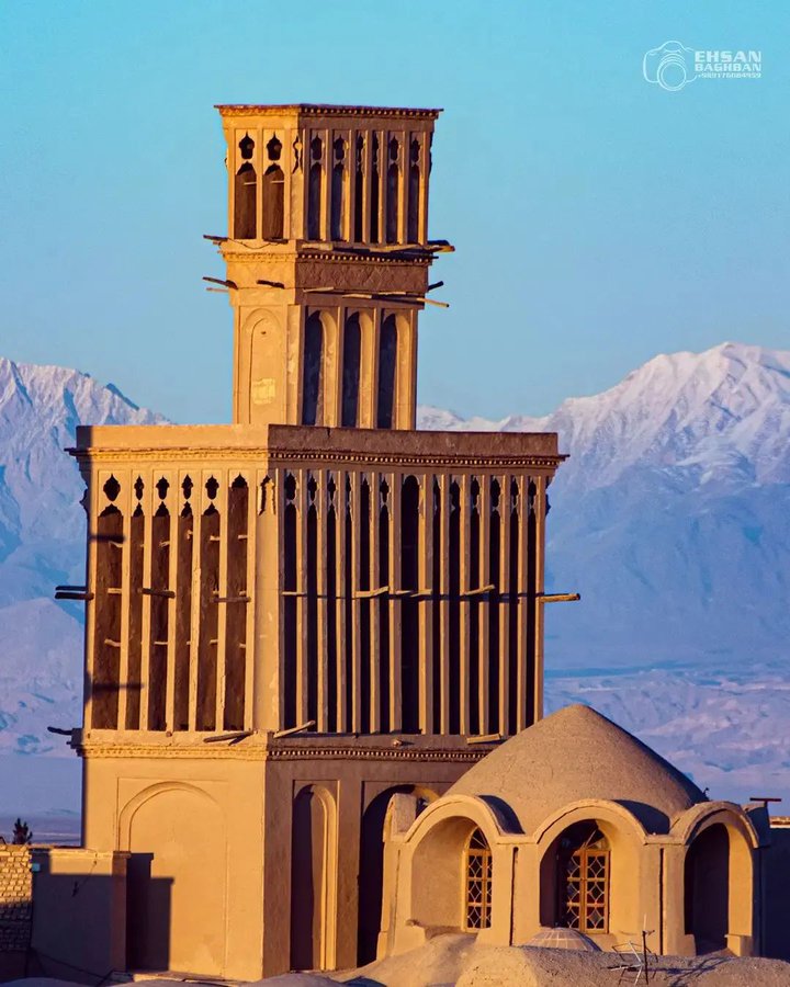 علت نقش بستن تصویر بادگیر خانه آقازاده روی اسکناس+عکس