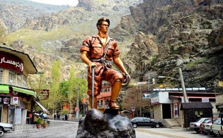 مجسمه کوهنورد سربند ثبت ملی شد+عکس