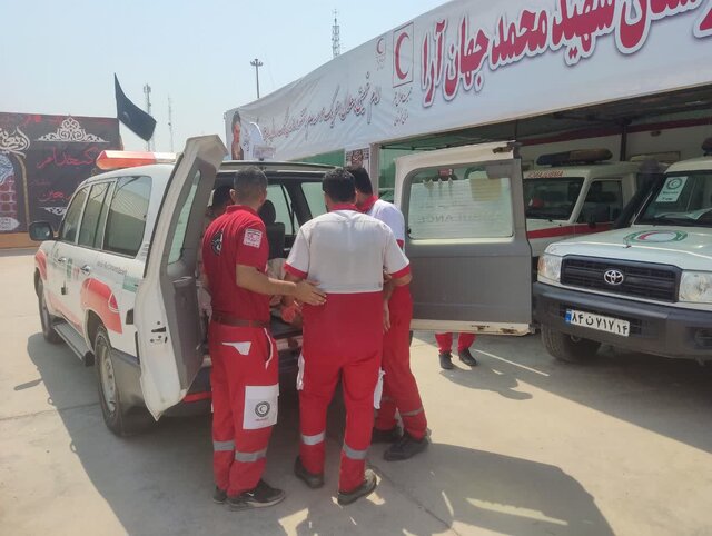 امدادرسانی هلال احمر به بیش از ۵۰۰ زائر حادثه‌دیده در این 2 مرز