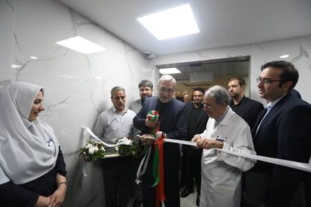 این بخش‌های جدید در بیمارستان لبافی‌نژاد تهران با حضور وزیر بهداشت به بهره برداری رسید