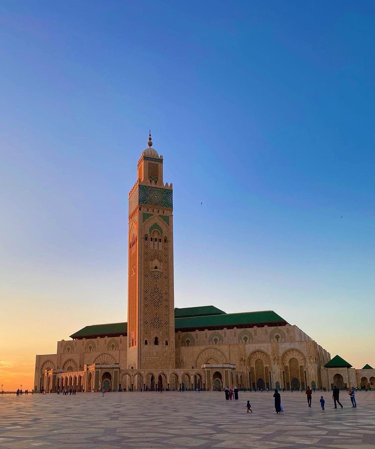  مسجد زیبای حسن ثانی در مراکش+عکس