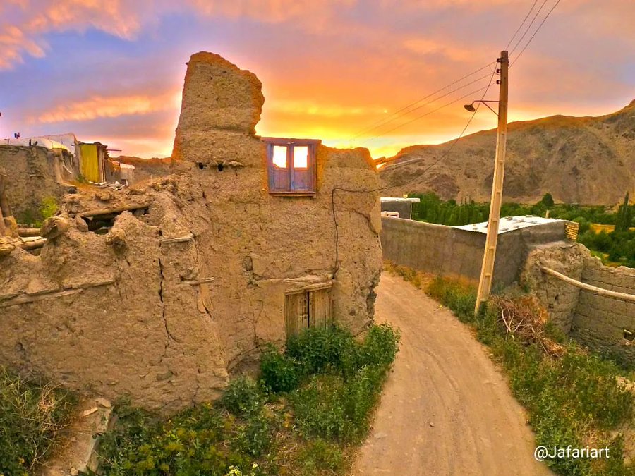 نمایی زیبا از روستای بلوبین زنجان+عکس