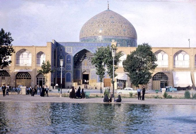 تصویر قدیمی از مسجد شیخ لطف‌الله اصفهان+عکس