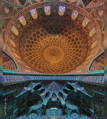 یک شگفتی عجیب در مسجد شیخ لطف الله+عکس