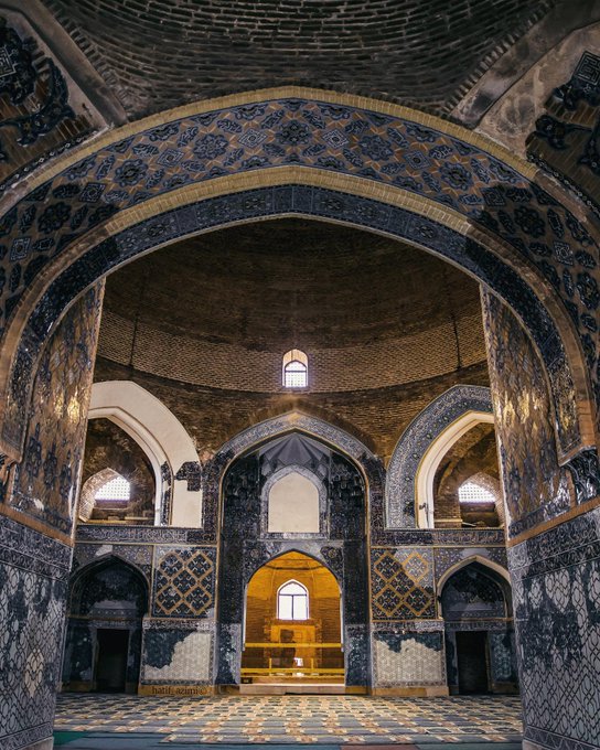 تصویر دلبربا از مسجد کبود تبریز+عکس