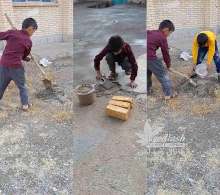 حرکت معنادار چند دانش‌آموز ایرانی پس از انتخابات +عکس