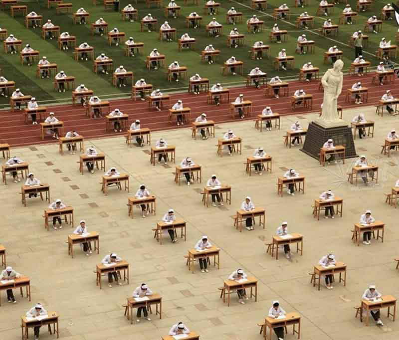 کنکور در چین! + عکس