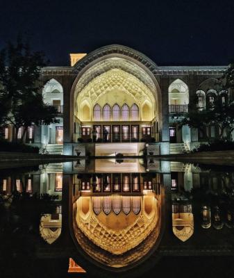 شکوه معماری در سرای عامری‌ها+عکس
