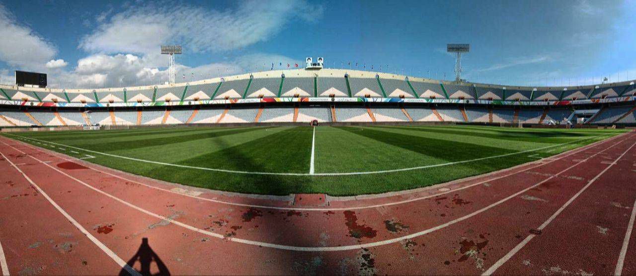 وضعیت استادیوم آزادی پیش از دیدار ایران - هنگ کنگ + عکس