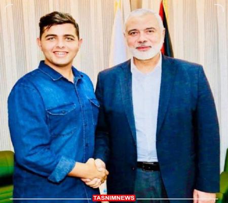 اسماعیل هنیه در بمباران غزه عزادار شد+عکس