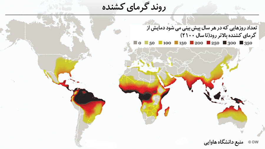 تفسیر آمریکایی از گرمای اهواز