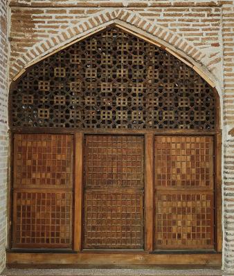  اصیل‌ترین ارسی قاجاری مسجدجامع قزوین+عکس