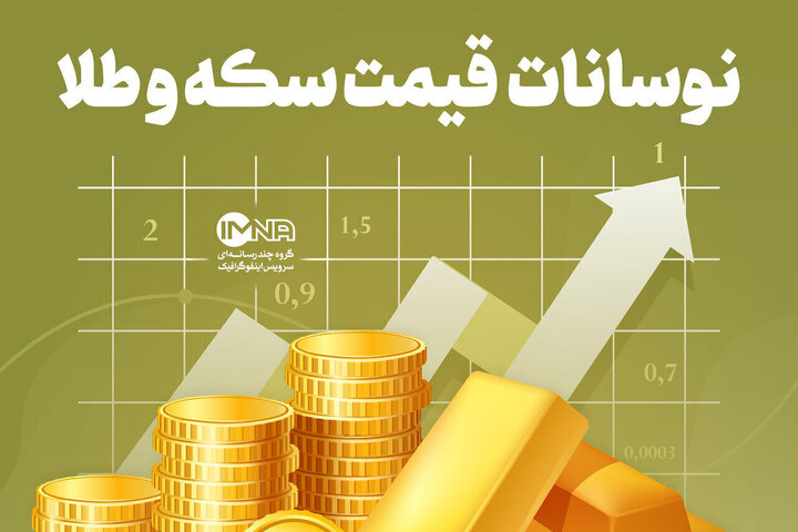 اینفوگرافیک| نوسان قیمت طلا و سکه در بازار ایران