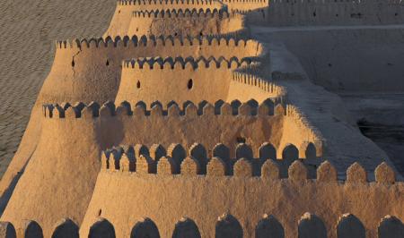 تصویر دیدنی از حصار شهر قدیم خوارزم+عکس