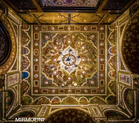 تصویر خیره کننده از عمارت بادگیر کاخ گلستان تهران +عکس