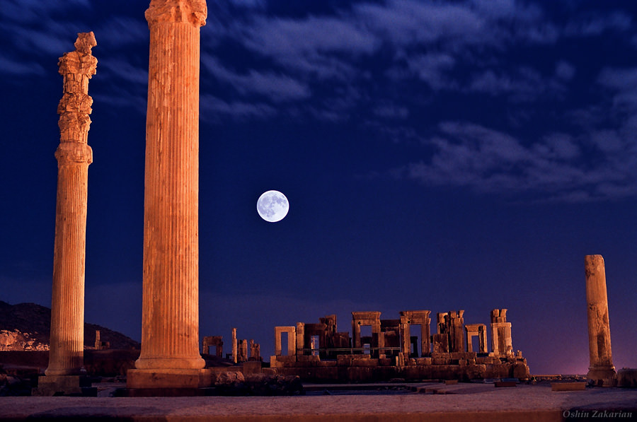 بناهای تاریخی ایران زیر آسمان پرستاره+عکس