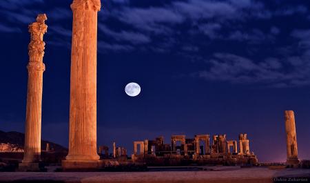 بناهای تاریخی ایران زیر آسمان پرستاره+عکس