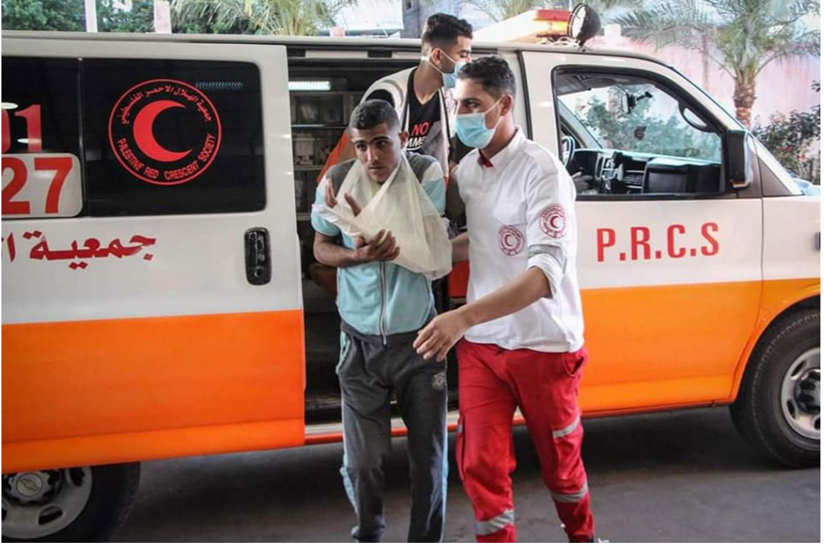 رژیم صهیونیستی مانع فعالیت آمبولانس‌های هلال‌احمر فلسطین است