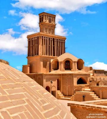 خانه زیبای آقازاده در ابرکوه یزد+عکس