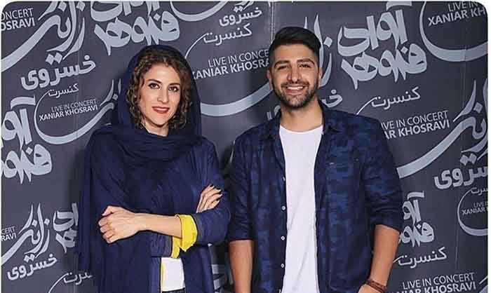 تیپ و پوشش متفاوت خانم بازیگر در کنسرت زانیار خسروی! + عکس