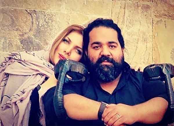 عکس منتشر شده از رضا صادقی و همسرش 