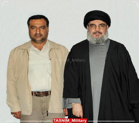 تصویر کمتر دیده شده از شهید سیدرضی در کنار سیدحسن نصرالله+عکس