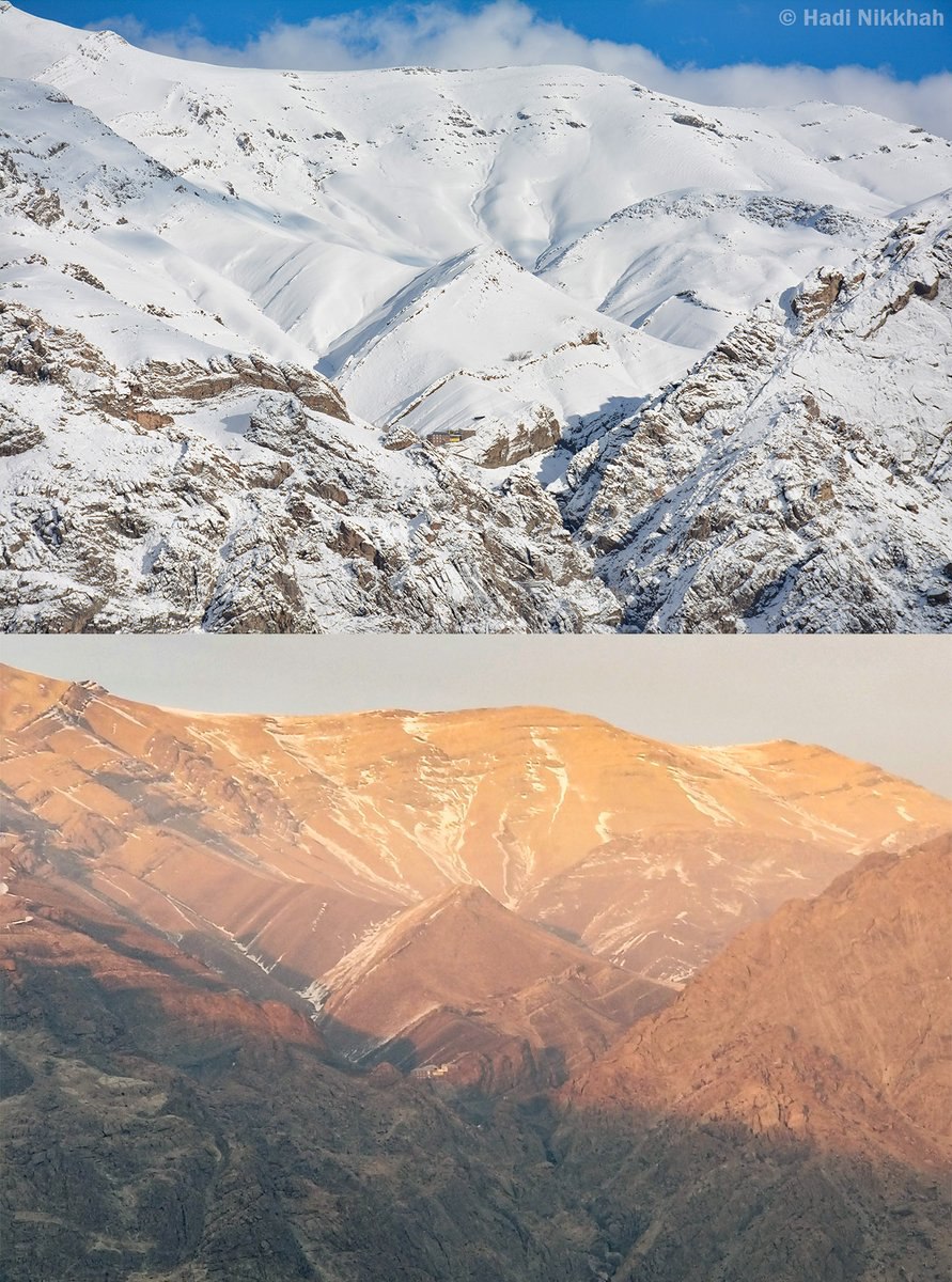 تصویر شوکه کننده از تهران به فاصله یک سال+عکس