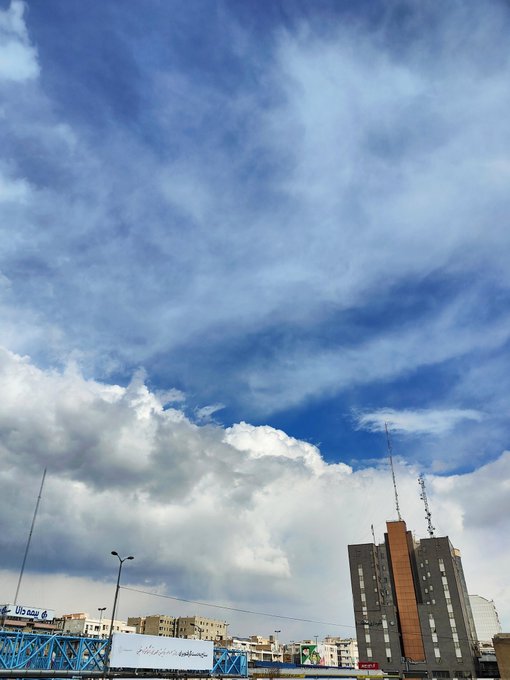 تصویر باورنکردنی از آسمان تهران+عکس