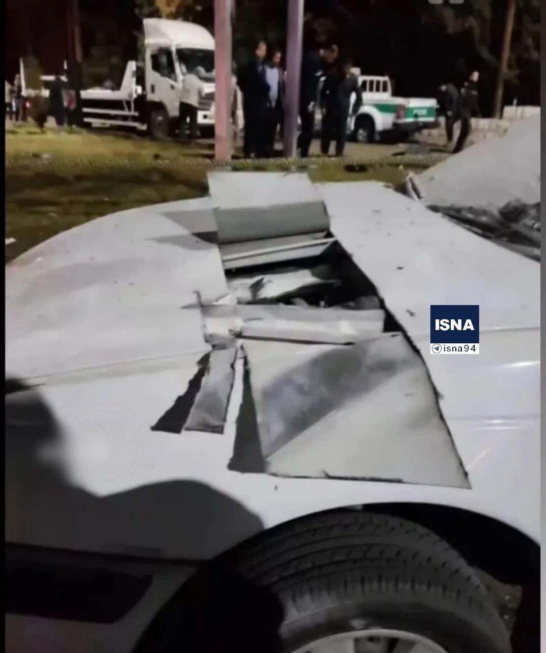 خودرو بمب گذاری که در شب حادثه انفجار تروریستی + عکس