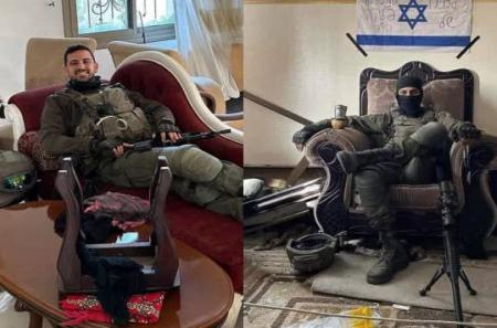 دو افسر صهیونیست که این طور ژست گرفته بودند به درک واصل شدند+عکس