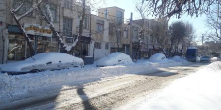 خودروهای اردبیلی‌ها زیر بارش برف دفن شد+عکس