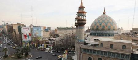 دیوارنگاره جدید میدان فلسطین پس از موشک باران دیشب به زبان عبری و فارسی + تصاویر