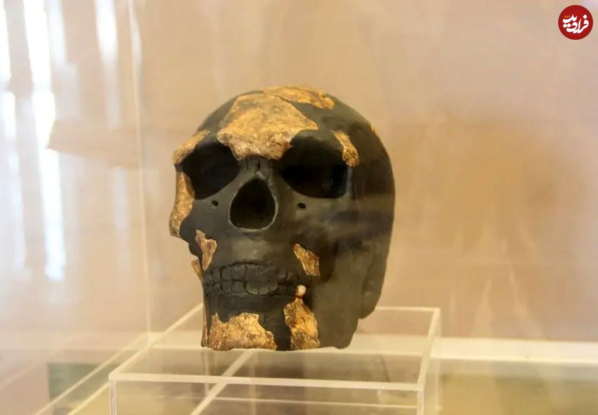 انسانی که زیر خاکستر آتشفشان دفن شده بود +عکس