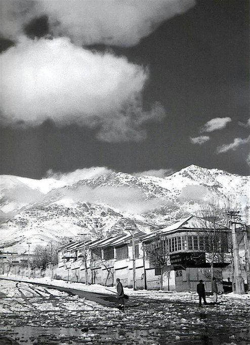 تصویری از زمستان دهه ۴۰ در تجریش+عکس