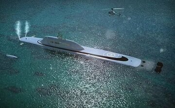 یک زیردریایی لوکس که برای سوپر میلیاردرها ساخته شد + تصویر