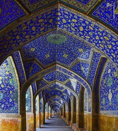تصویر زیبا از اوج توازن در معماری ایرانی+عکس