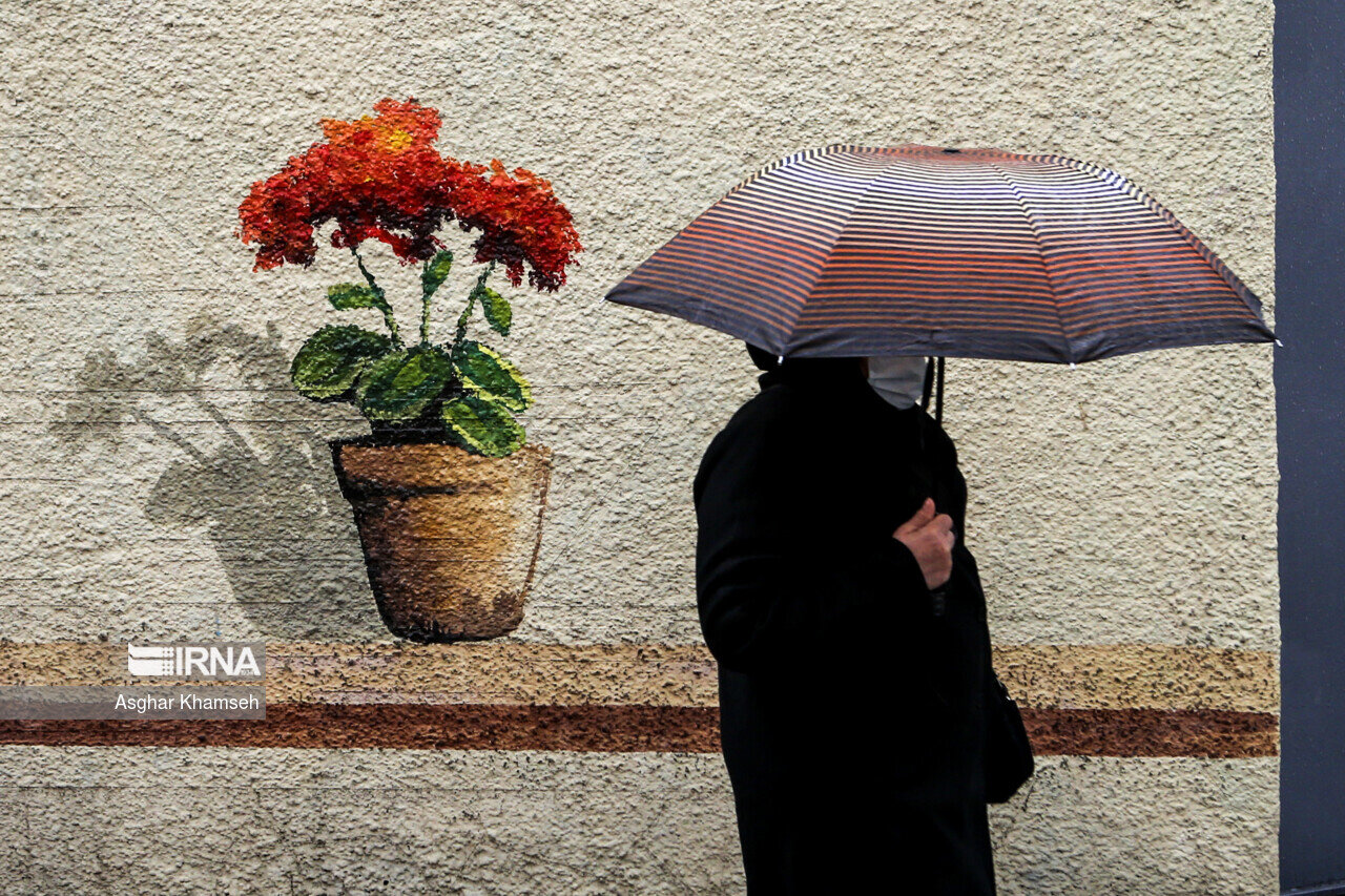 تهرانی‌ها در شنبه بارانی +عکس