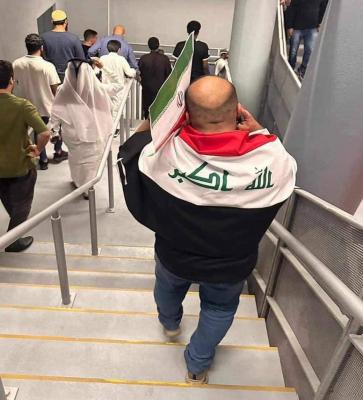 تماشاگر عراقی حامی ایران سوژه کاربران عرب شد! + عکس