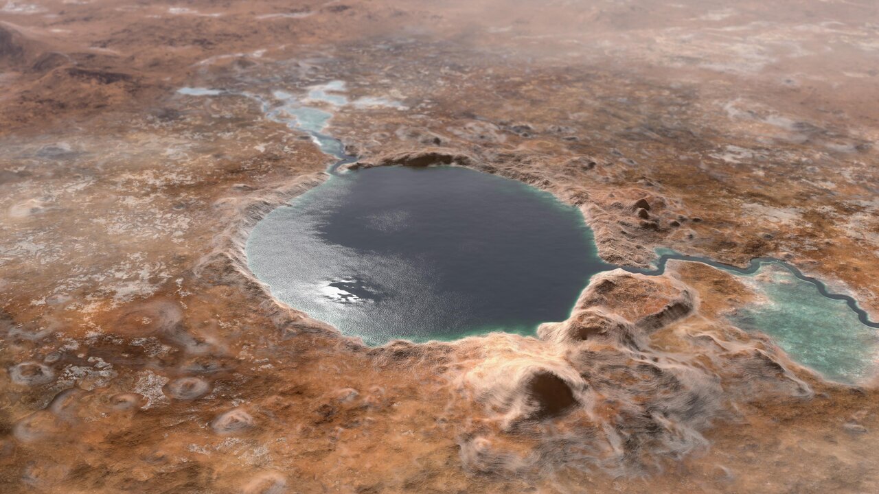 کشف یک دریاچه باستانی در سیاره سرخ+عکس