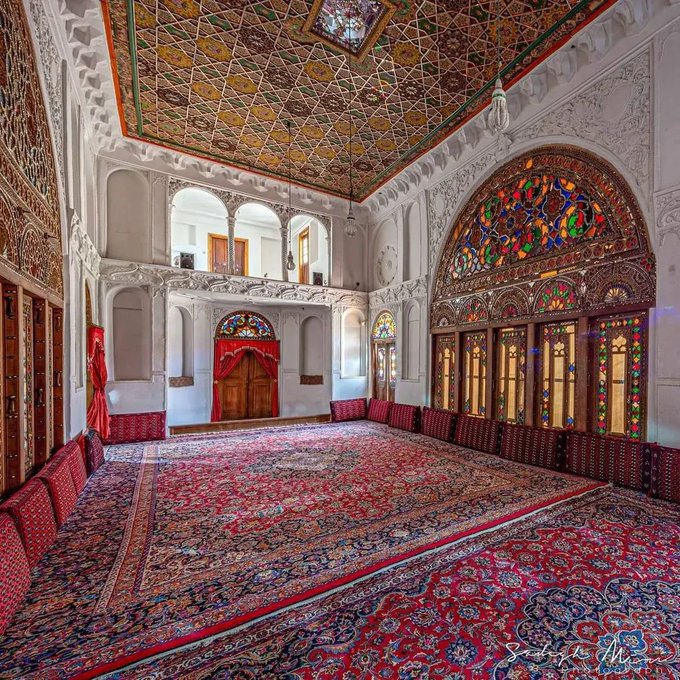 خانه‌ باشکوه امینی‌ها در قزوین+عکس