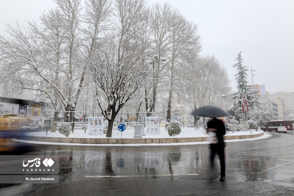 برف بازی و شادی تهرانی‌ها را ببینید+عکس