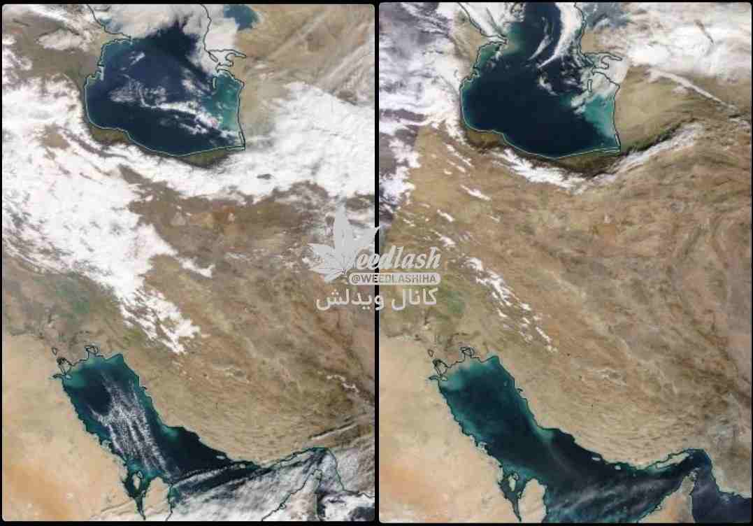 تصویر امروز ناسا از ایران + عکس