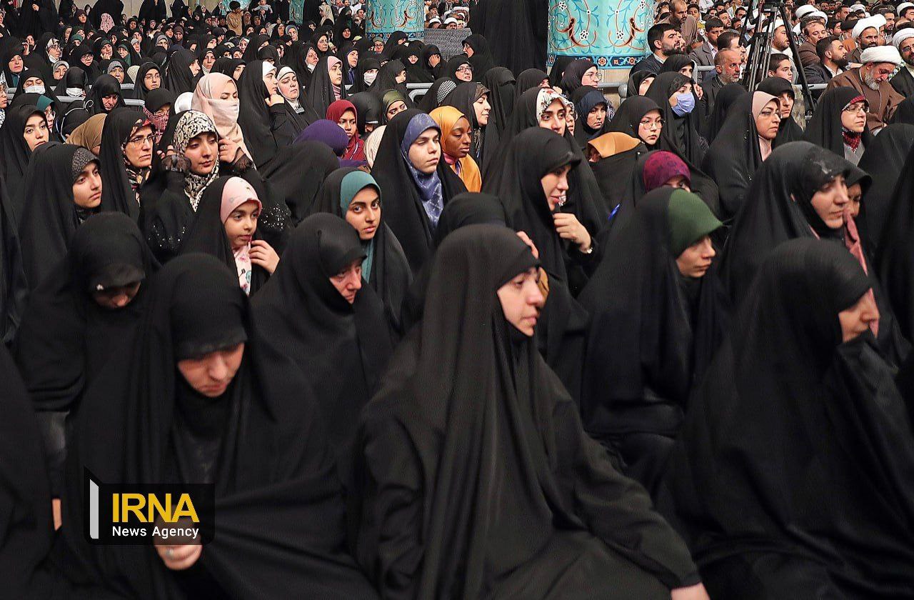 حضور فرزندان سید حسن نصرالله در دیدار با رهبر انقلاب+عکس