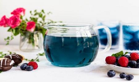 فواید فراوان چای آبی برای بدن +طرز تهیه آن در خانه