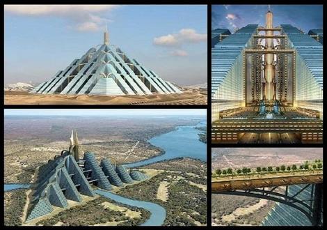 ساخت هرم ۳۰۰ طبقه در دبی به کجا رسید؟ + تصاویر