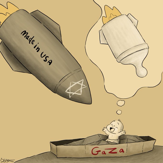 وضعیت کودکان فلسطینی از نگاه کارتونیست عرب+عکس