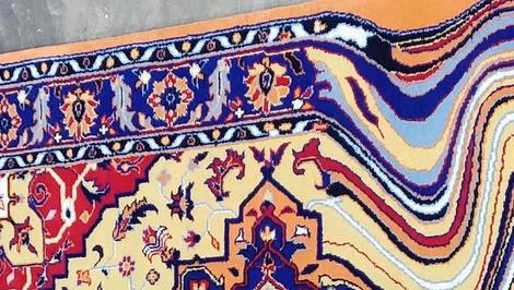 فرش های عجیب و غریب فائق احمد را ببینید+ تصاویر