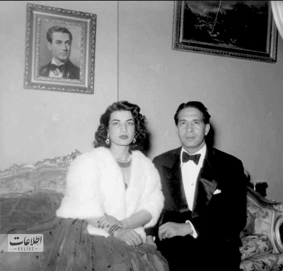 تصویر دیده نشده از عقدکنان اشرف پهلوی با شوهر مصری+عکس