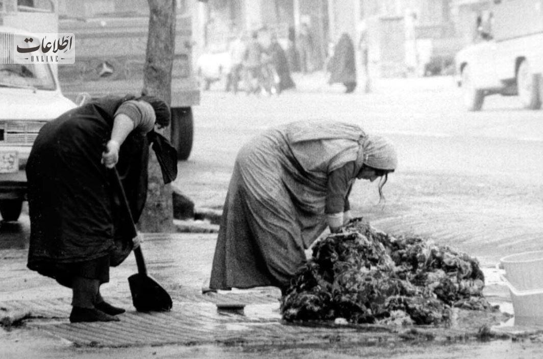 زمانی که شستن قالی در خیابان‌های تهران ممنوع شد+عکس