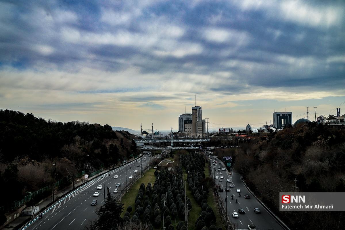آسمان آبی تهران در روزهای پایانی سال + عکس